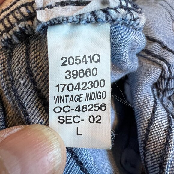 SPANX Kick Flare Pull-on Jeans Size L Petite Vintage Indigo - Picture 5 of 5